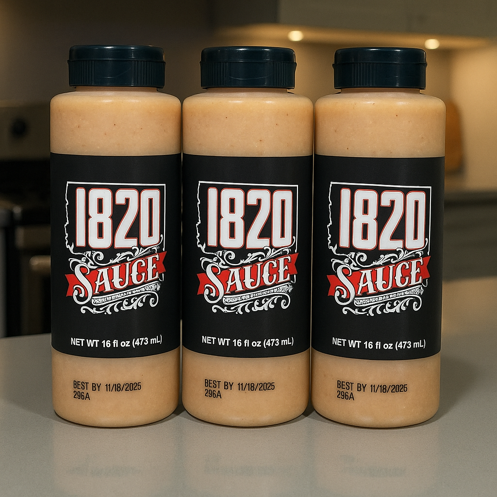 1820 Sauce (pack of 3 - 16oz bottles)